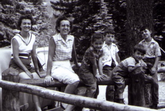 Richard Eberhardt Family -- 1950's Camping