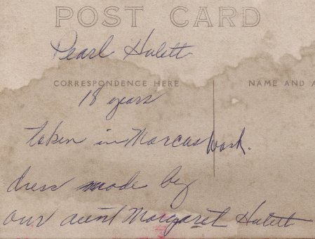 Back of Postcard