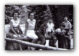 Richard Eberhardt Family -- 1950's Camping